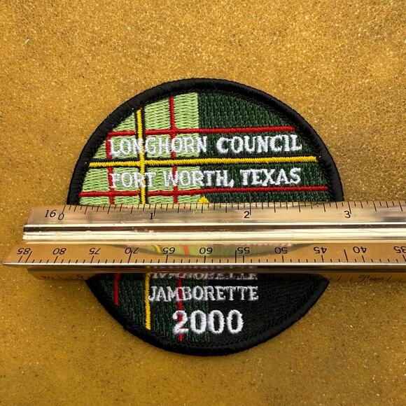 VTG Boy Scouts of America Longhorn Council International Jamborette 2000 Patch - Picture 2 of 3